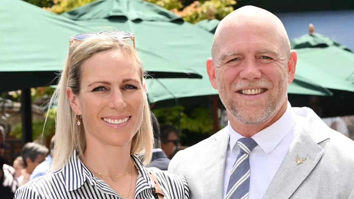 Zara Tindall and Mike Tindall attend Star Gold Coast Magic Millions Race Day in Australia