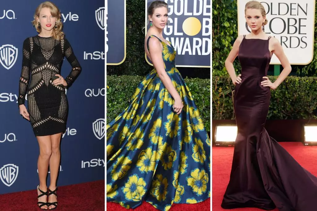 Taylor Swift’s Golden Globe Fashion Evolution: A Look Back at Her Red Carpet Style