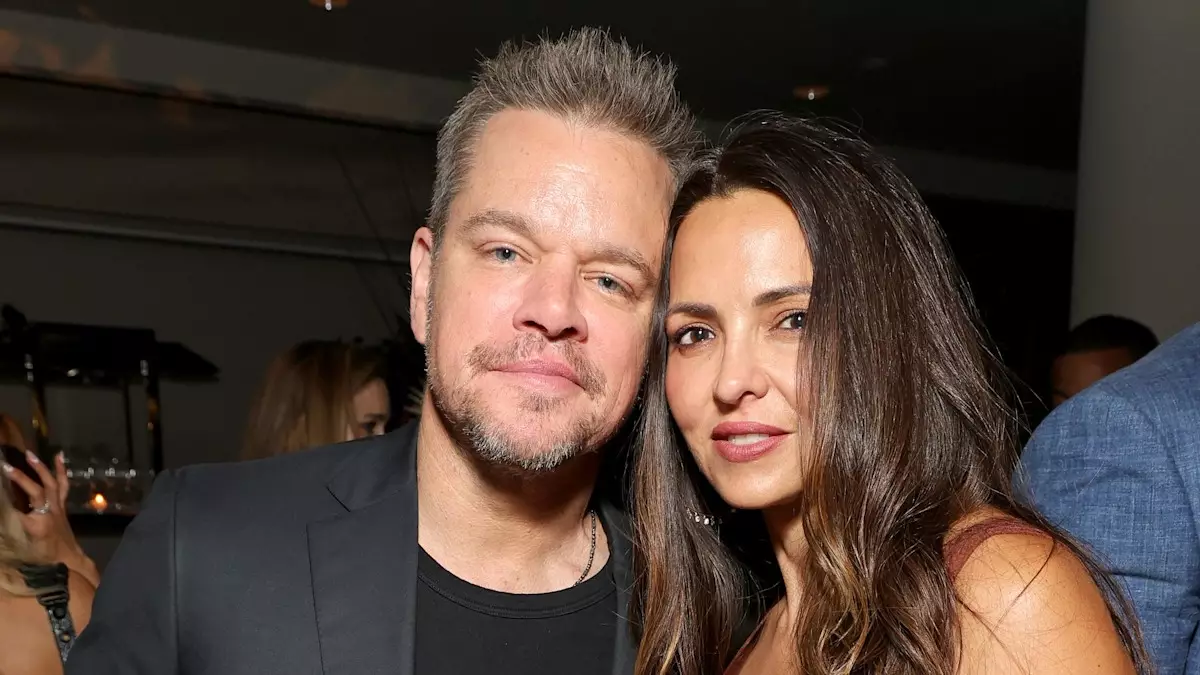 Matt Damon and Luciana Barroso: A Power Couple at the Golden Globes