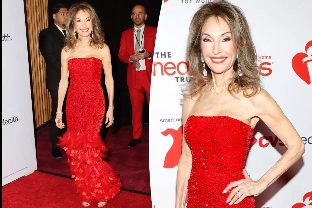 Susan Lucci Stuns in Red Gown at American Heart Association Gala