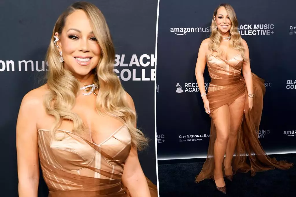 Mariah Carey Stuns in Bold Bronze Look at Recording Academy Honors