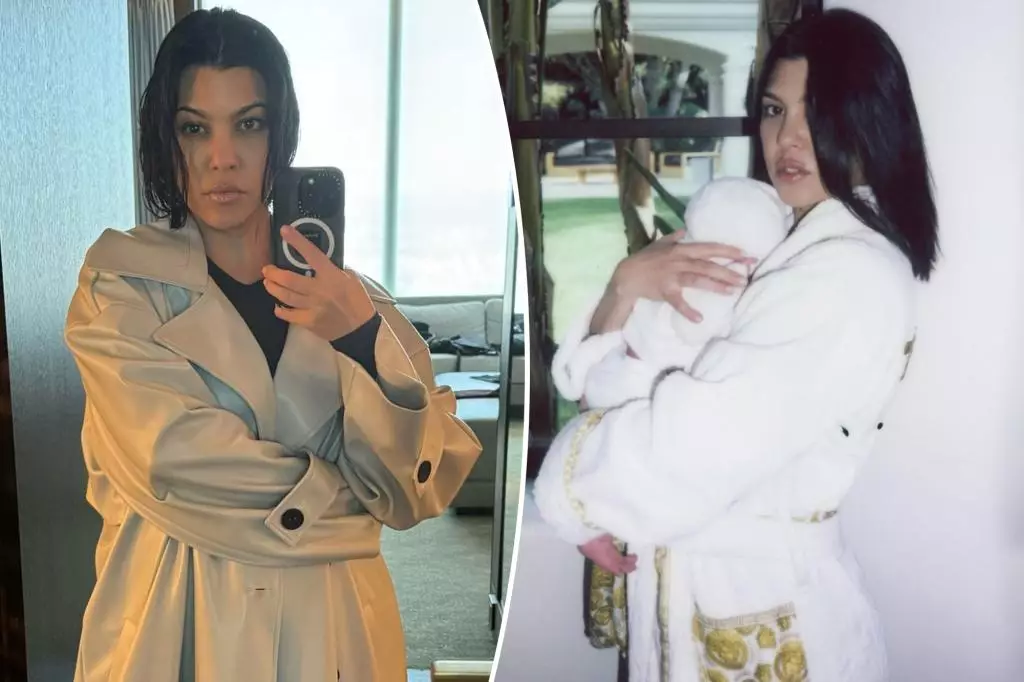 Effortless Postpartum Styling Tips from Kourtney Kardashian