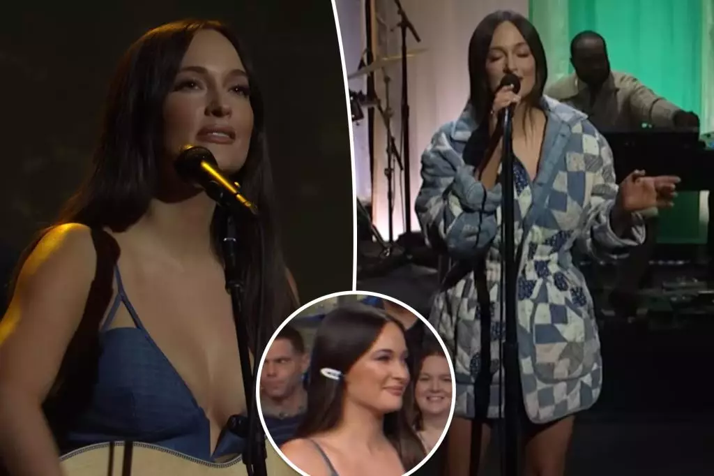 Celebrity Wardrobe Malfunction: Kacey Musgraves Forgot to Remove Clip During SNL Appearance