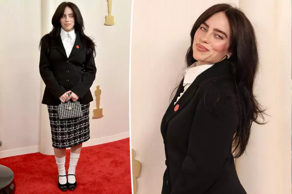 Billie Eilish Stuns with School Uniform Aesthetic at Awards Shows