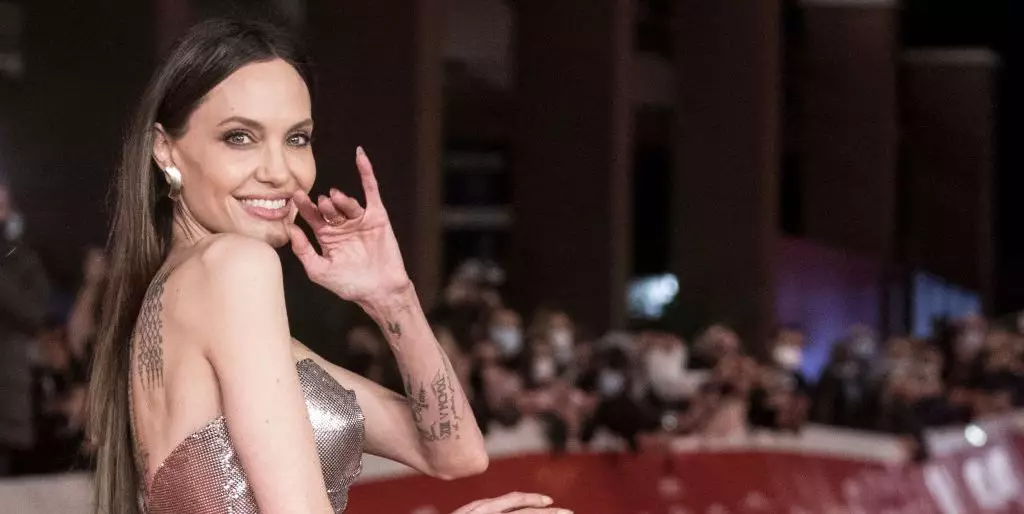 Angelina Jolie’s Debut Designer Gown Hits the Red Carpet