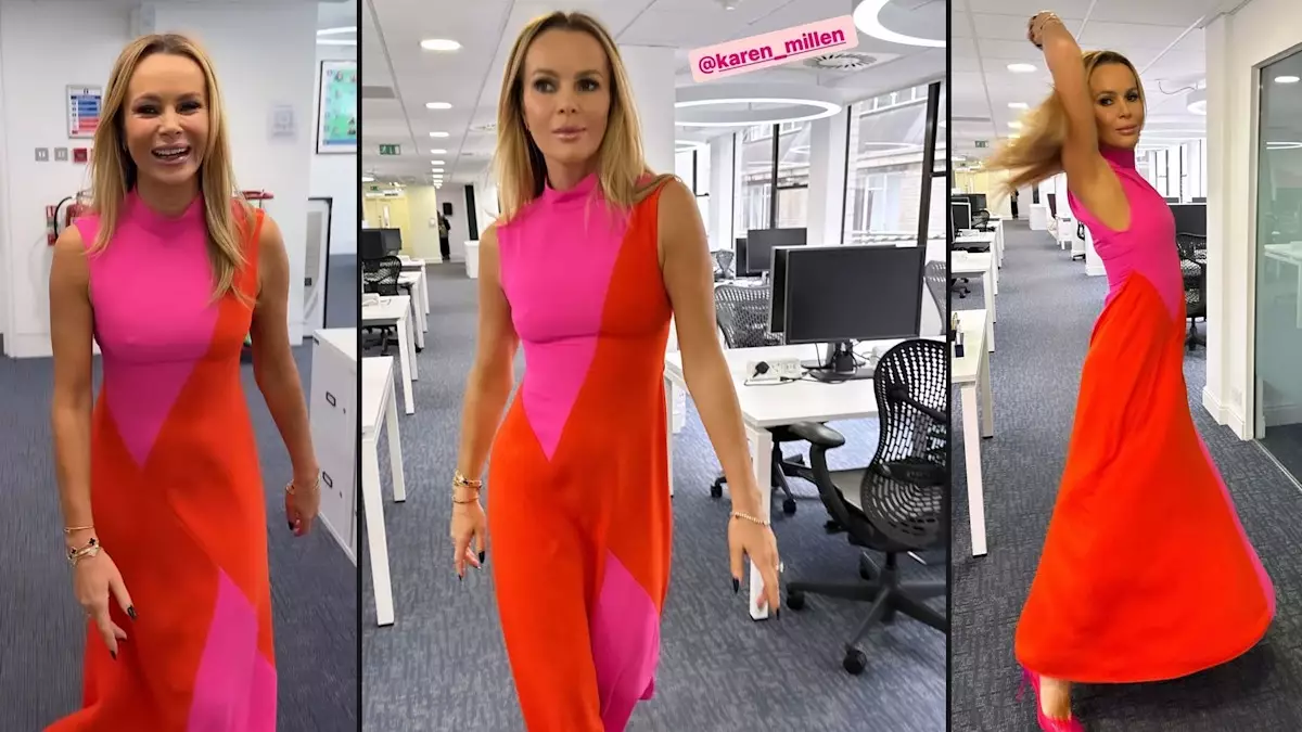 The Bold and Beautiful Style of Amanda Holden: A Colour-Clashing Fashion Icon