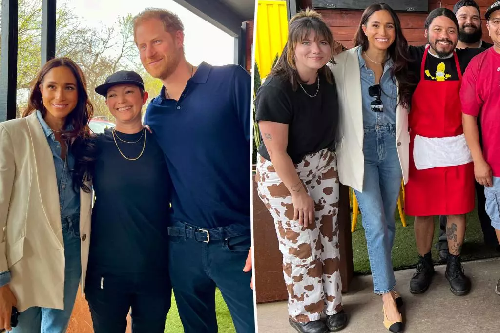 Meghan Markle Rocks Double Denim Look in Texas