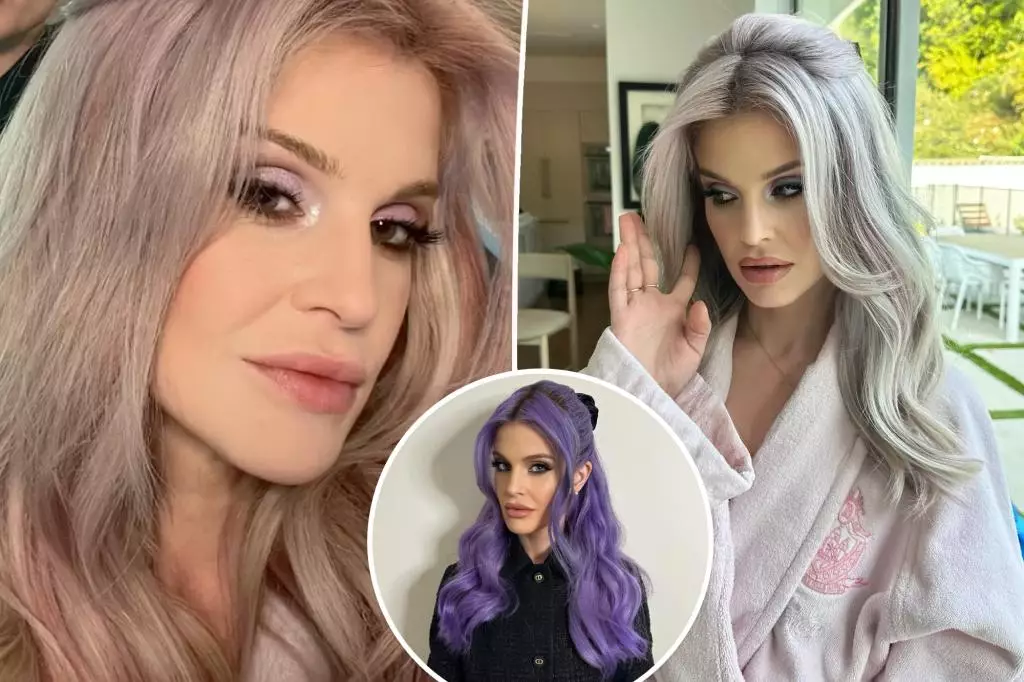 The Evolution of Kelly Osbourne’s Hair: From Purple to Icy Silver