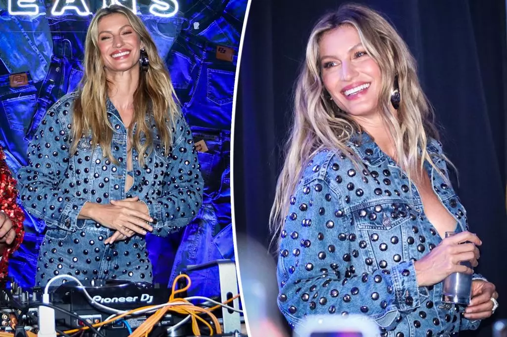 The Fashion Statement of Gisele Bündchen in a Canadian Tuxedo