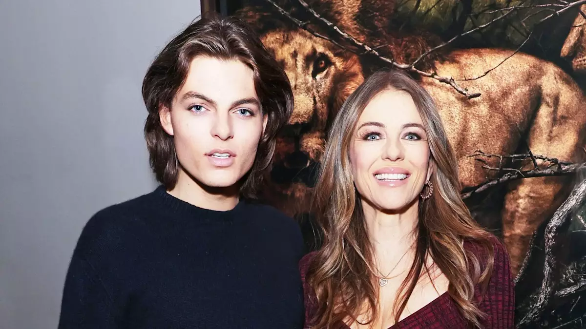 The Unique Fashion Dynamic of Elizabeth Hurley and Son Damian