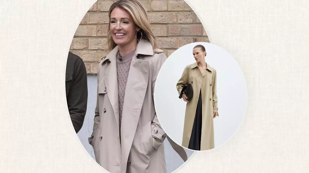 The Perfect Trench Coat for Spring Weather: Cat Deeley’s Fashion Statement