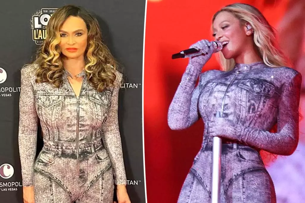 Tina Knowles Channels Beyoncé with Identical Jumpsuit