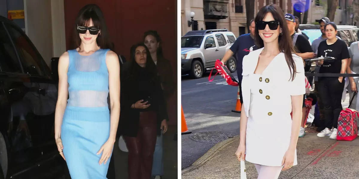 Anne Hathaway Promotes The Idea of You in NYC