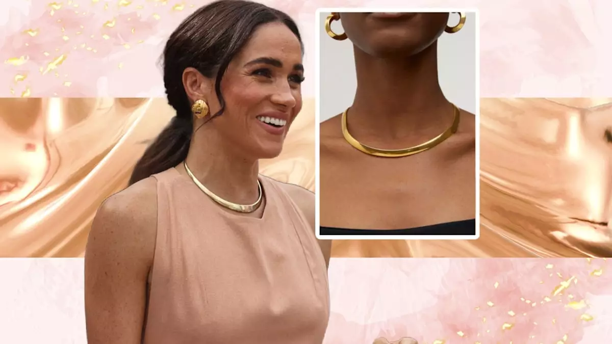 The Perfect Gold Choker Look Inspired by Meghan Markle