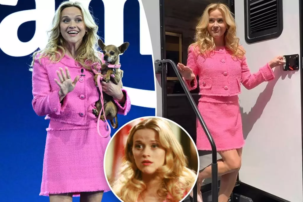 Reese Witherspoon Channels Elle Woods at Amazon Upfront