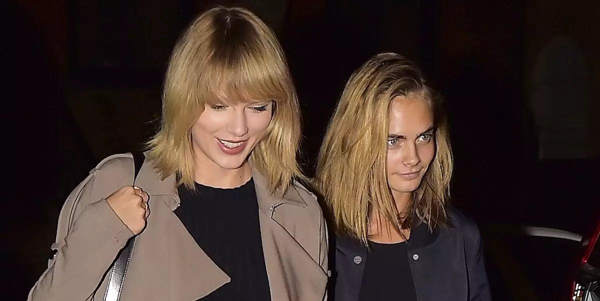 Taylor Swift Attends Cara Delevingne’s Cabaret Show in London