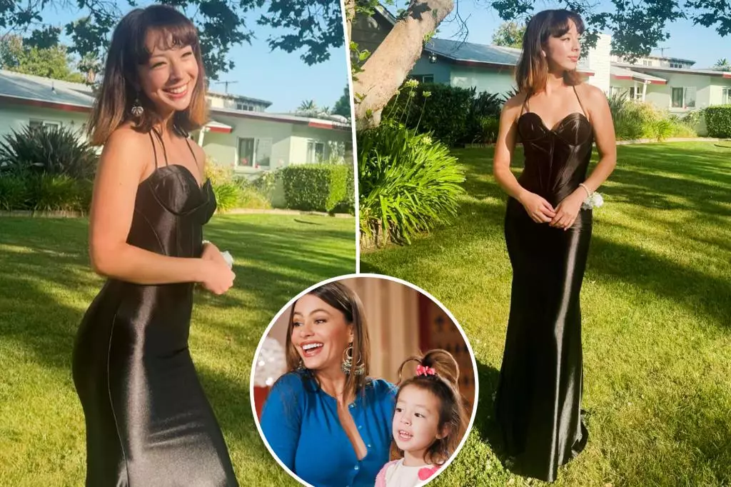 Actress Aubrey Anderson-Emmons Stuns at High School Prom