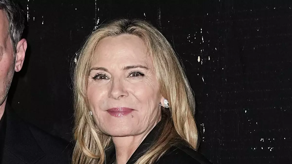 Kim Cattrall Glows with Boyfriend Russell Thomas