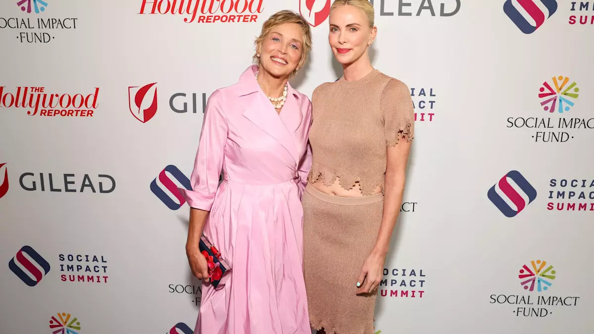 Sharon Stone and Charlize Theron Make a Statement at The Hollywood Reporter x Social Impact Fund Social Impact Summit