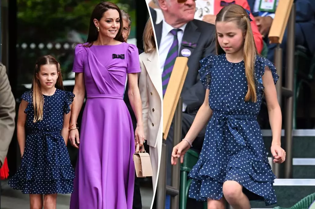 Princess Charlotte Stuns at Wimbledon Men’s Singles Final Alongside Kate Middleton