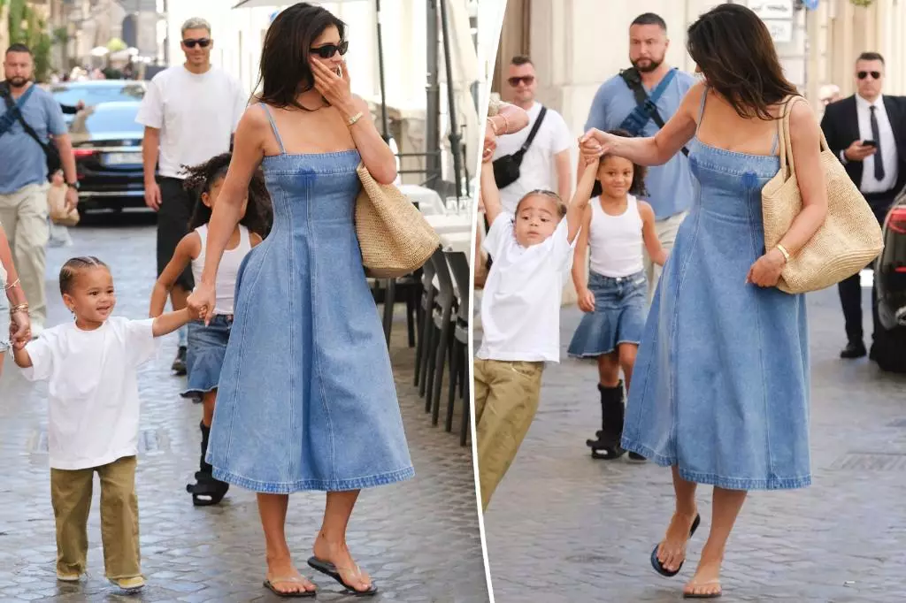 Kylie Jenner Stuns in Italy with her Kids and BFF