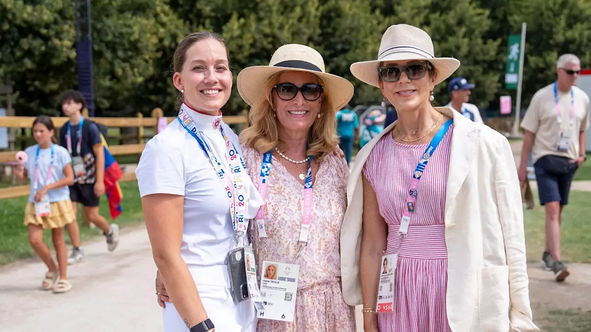 The Stylish Queen Mary of Denmark at the Olympic Games