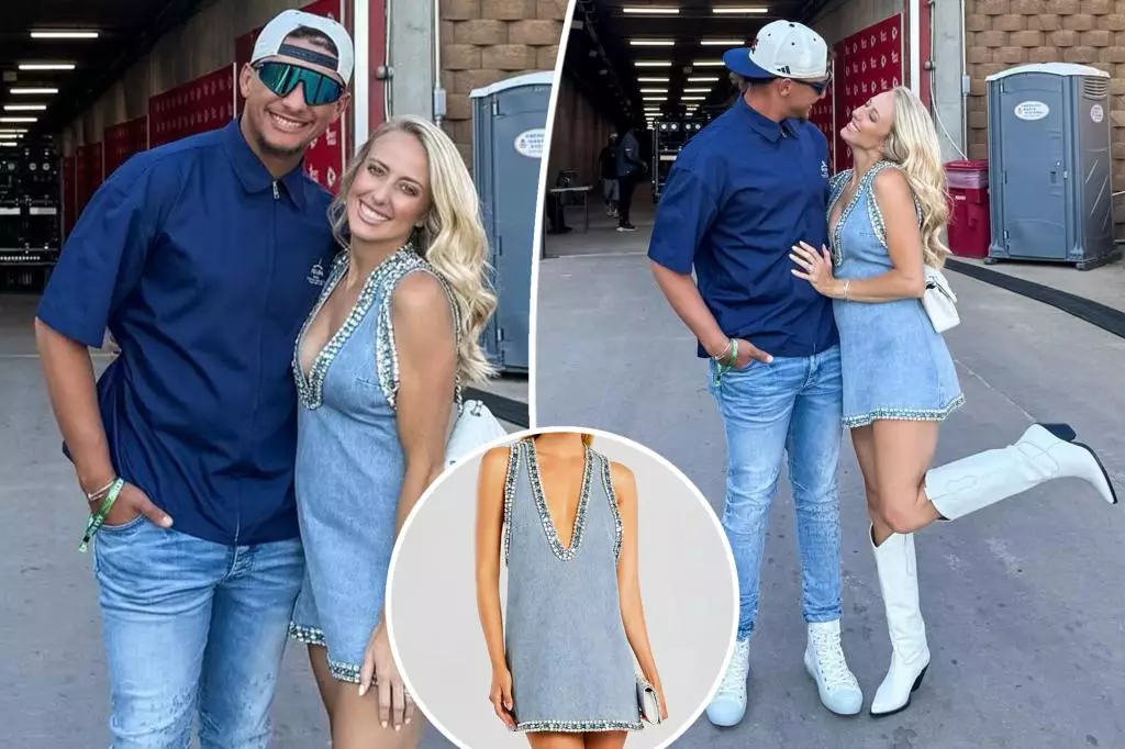 A Chic and Sparkly Night Out for Brittany Mahomes