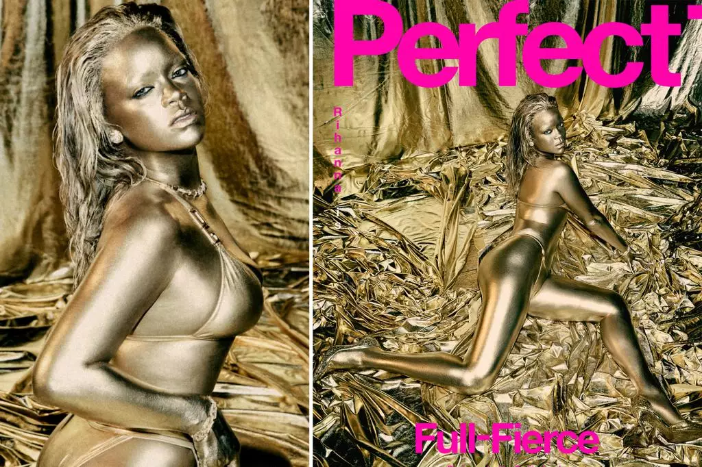 Shine Bright and Bold: Rihanna in All Gold Everything