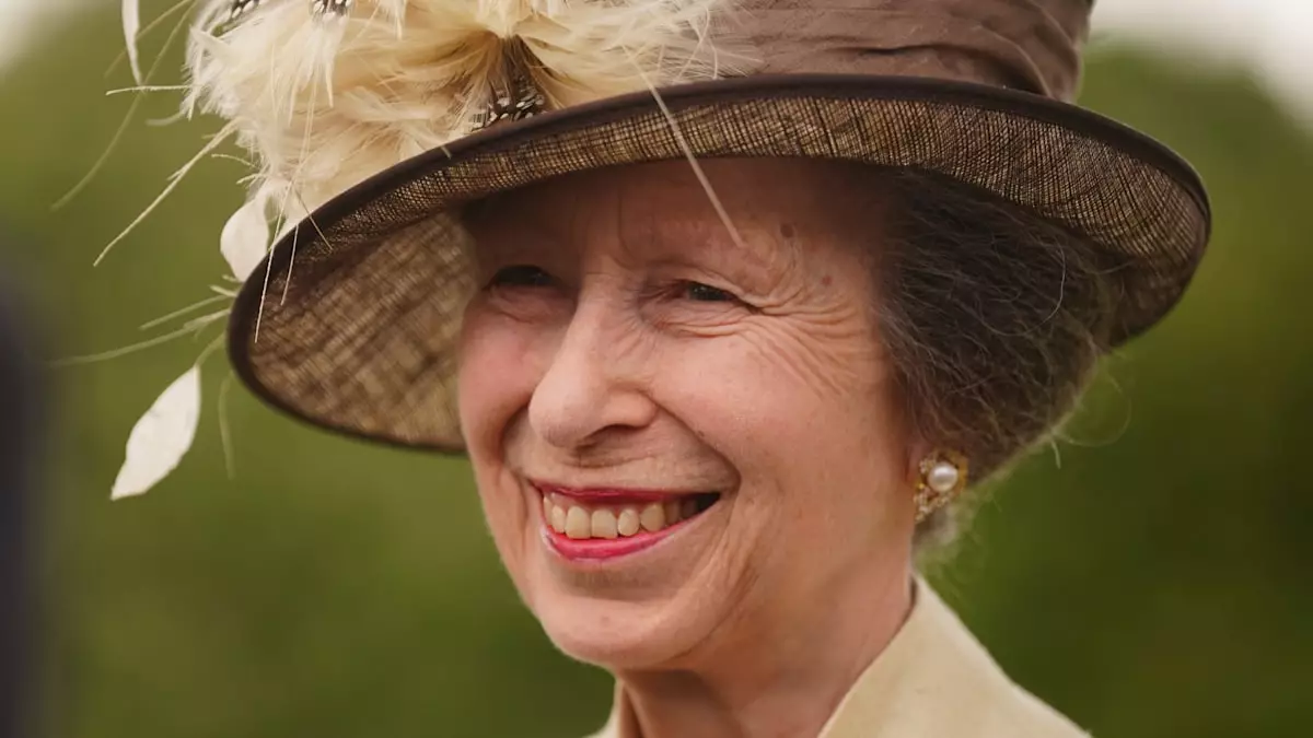 Princess Anne’s Elegant Appearance in Edinburgh