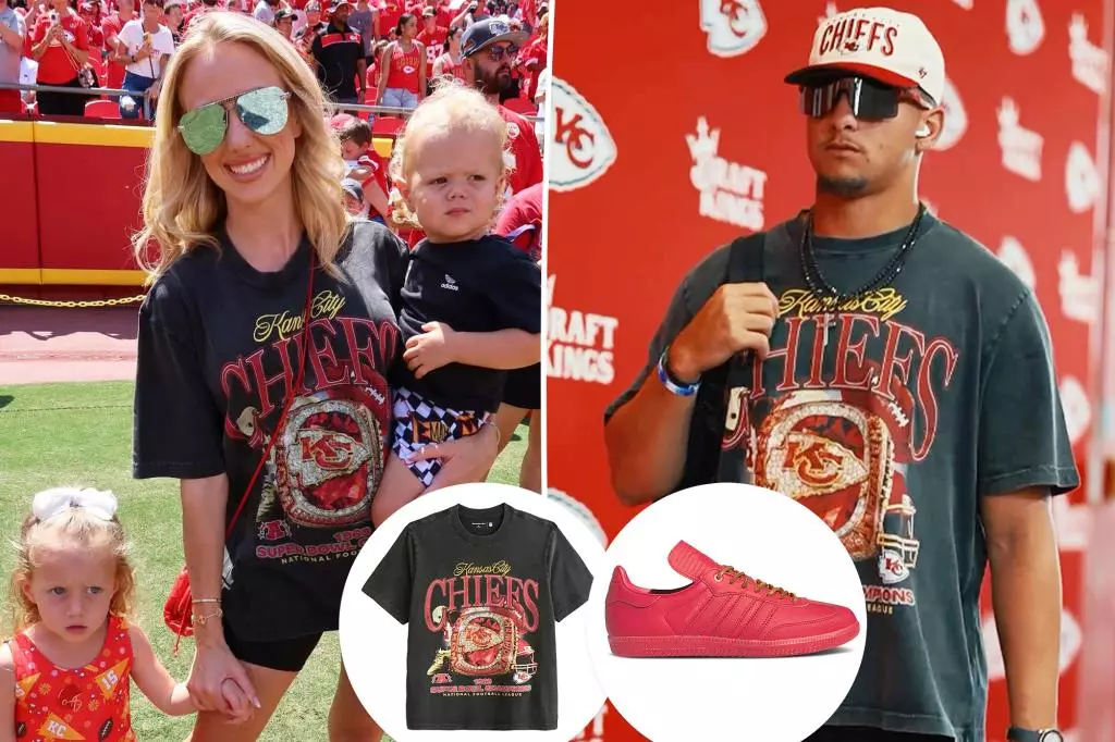 Power Couple Patrick and Brittany Mahomes Make a Fashion Statement at Preseason Game