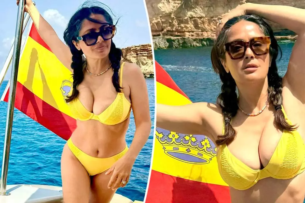 Salma Hayek Stuns in Ibiza Bikini Pics