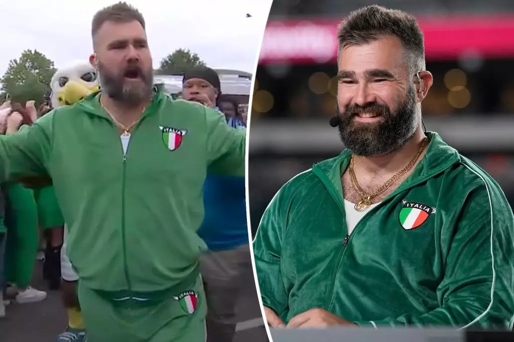 Jason Kelce: From NFL Star to Hilarity in Green Tracksuits