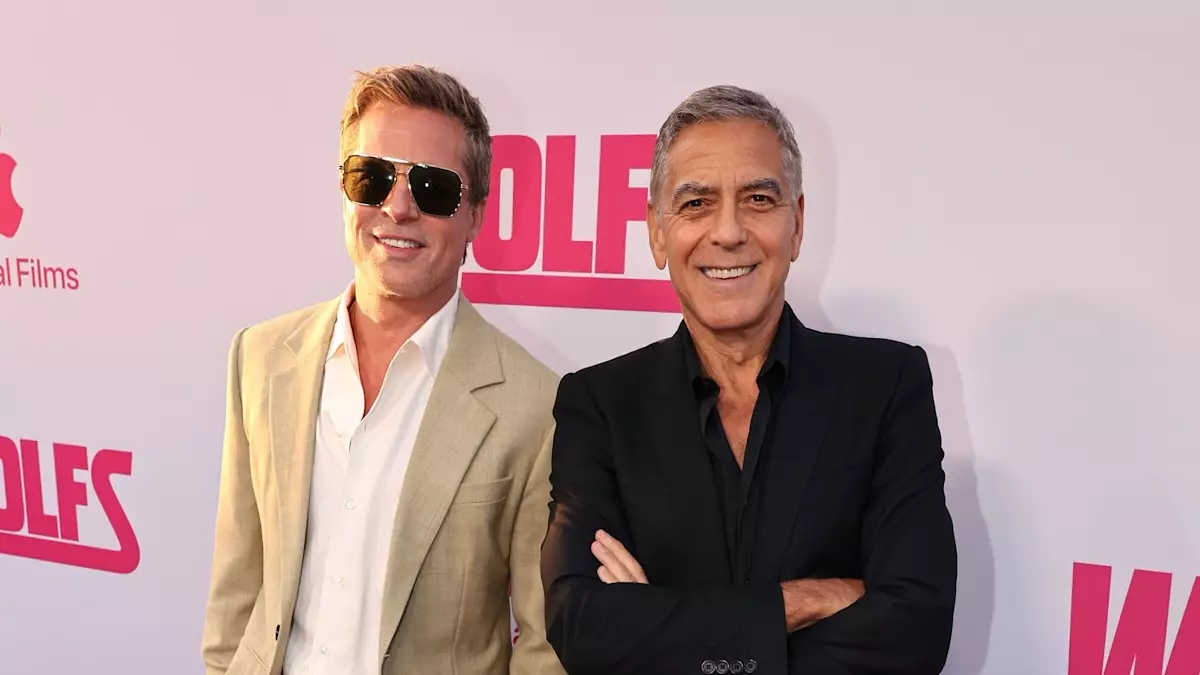 The Timeless Charm: Brad Pitt and George Clooney at the “Wolfs” Premiere