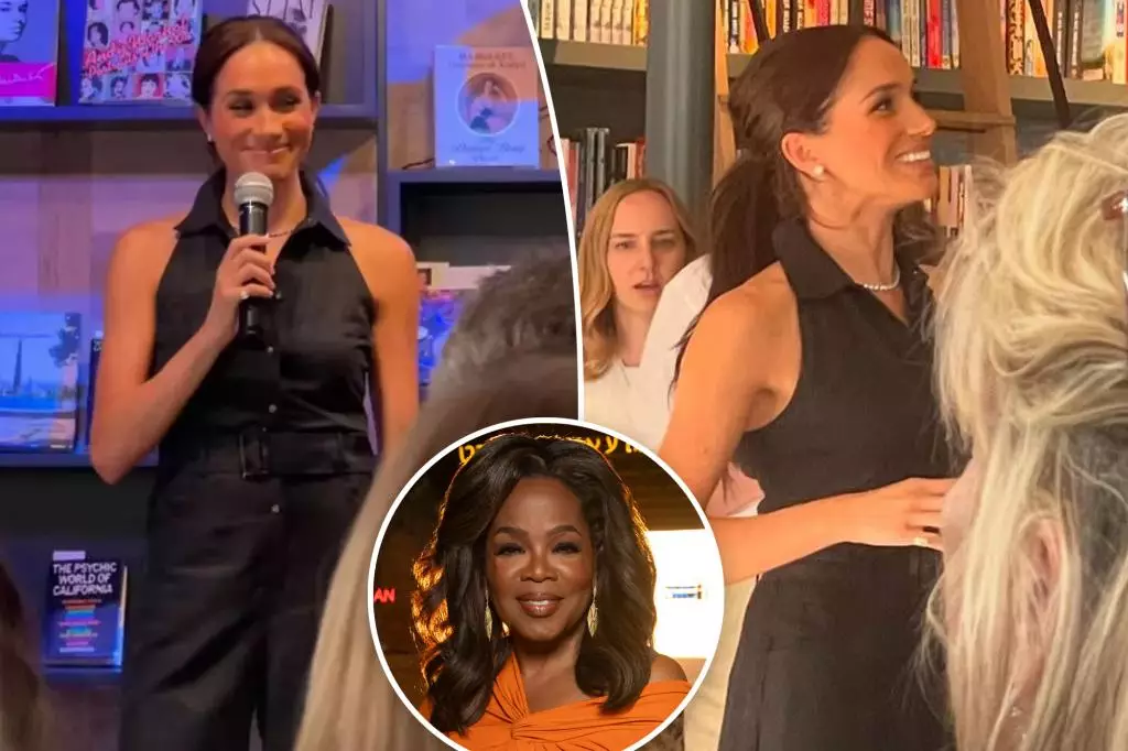 Meghan Markle Stuns in Classic Jumpsuit at Bookstore Launch with Oprah Winfrey