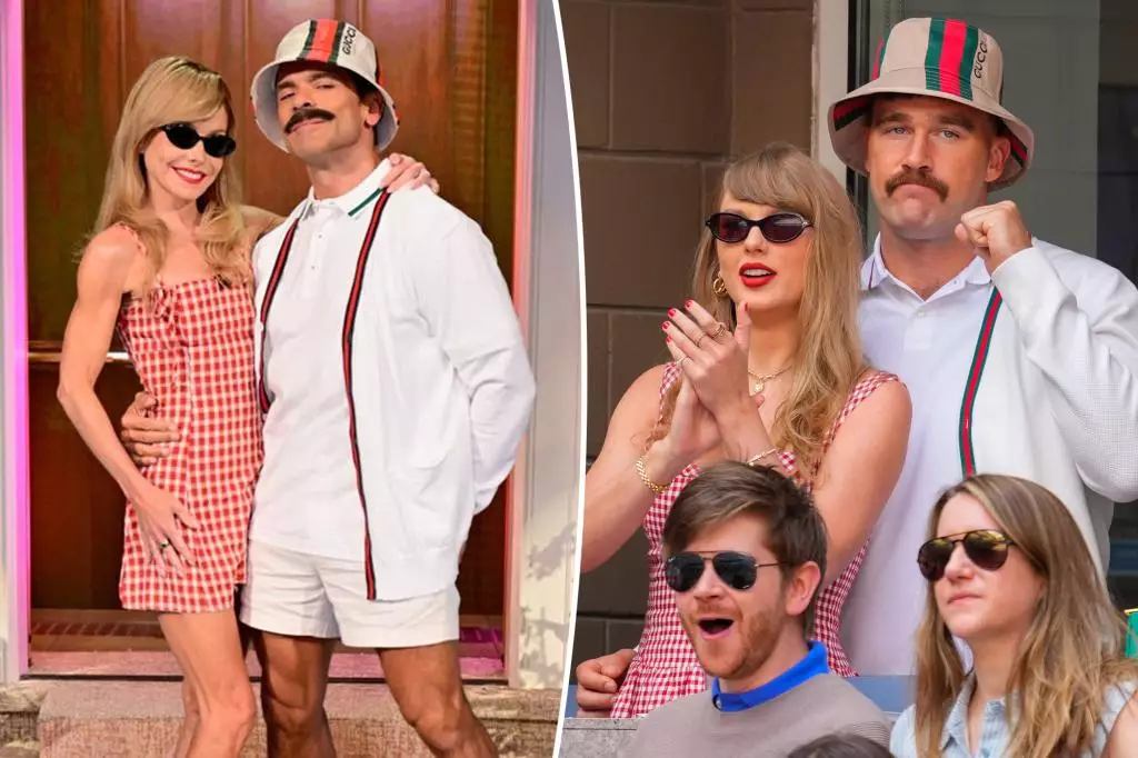 Kelly Ripa and Mark Consuelos Bring Taylor Swift and Travis Kelce to Life on Halloween