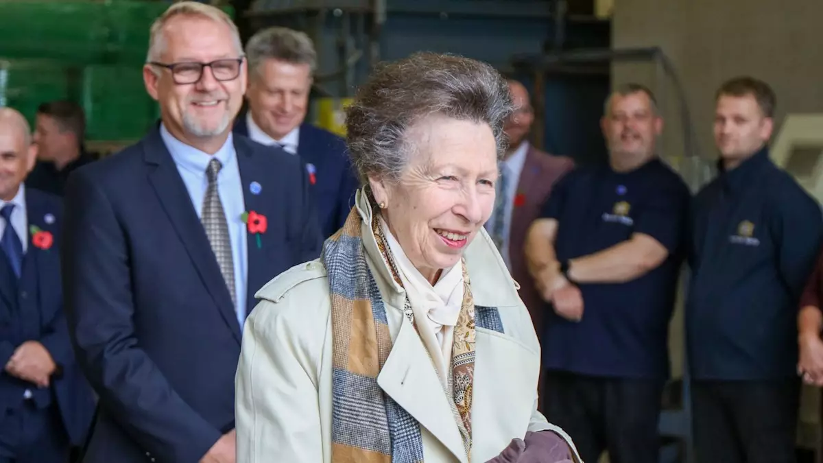 Royal Charm Meets Sustainable Innovation: Princess Anne Visits Harrison Spinks