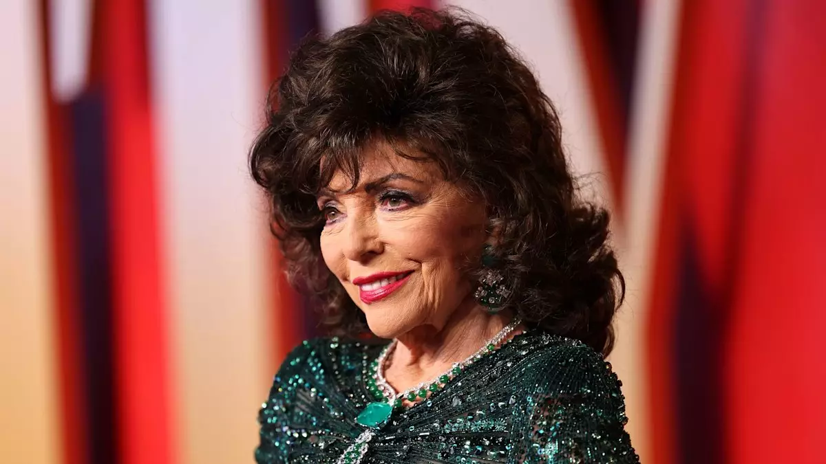 The Timeless Elegance of Dame Joan Collins: A Fashion Icon and Hollywood Legend