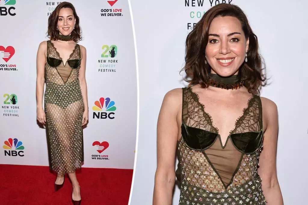 Aubrey Plaza Makes Fashion Waves at Tribute Event for Joan Rivers