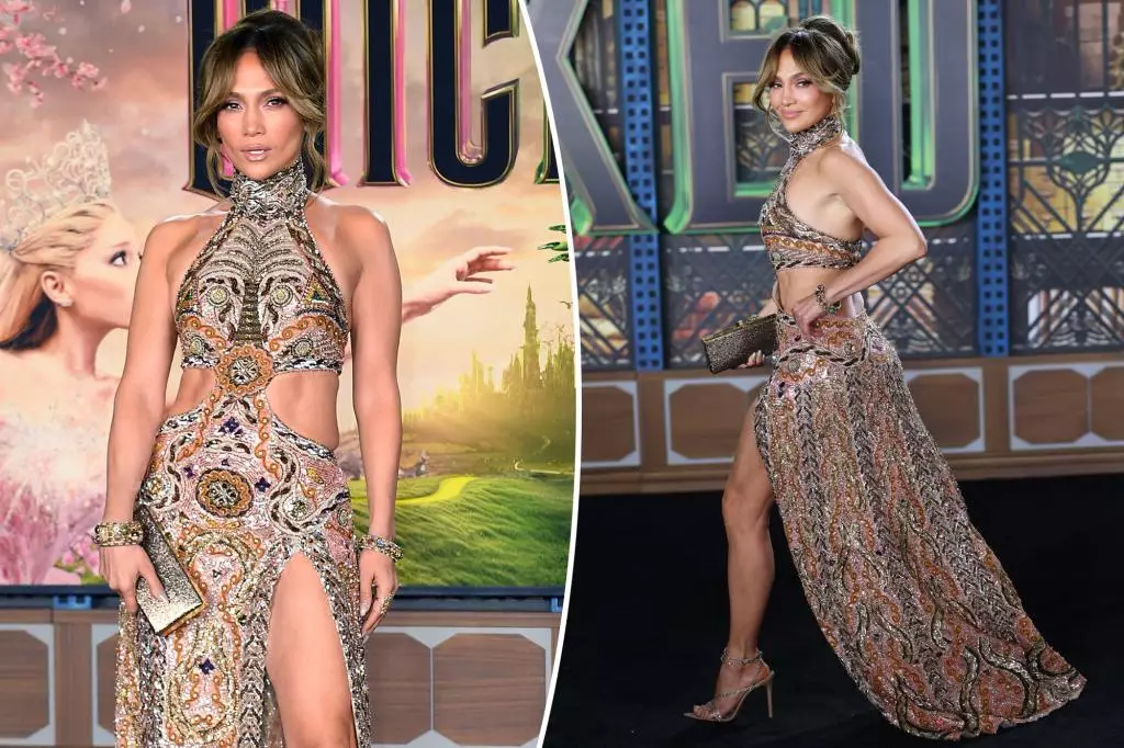 Unveiling Elegance: Jennifer Lopez Dazzles at the “Wicked” Premiere