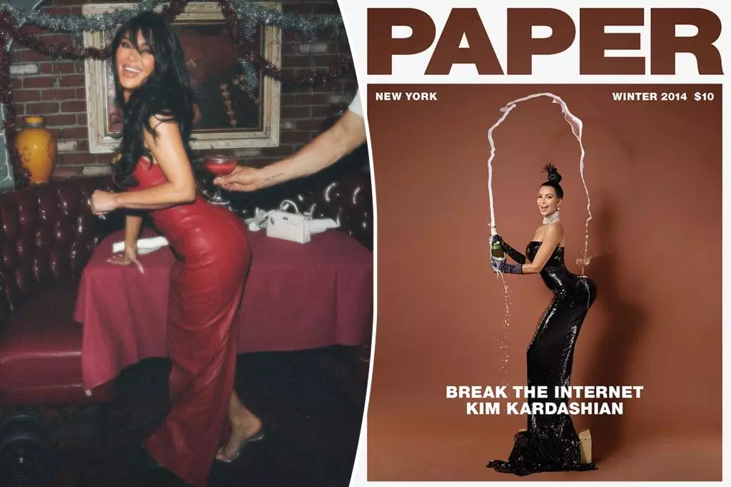 Kim Kardashian’s Nostalgic Reimagining: A Decade After the Iconic Shoot