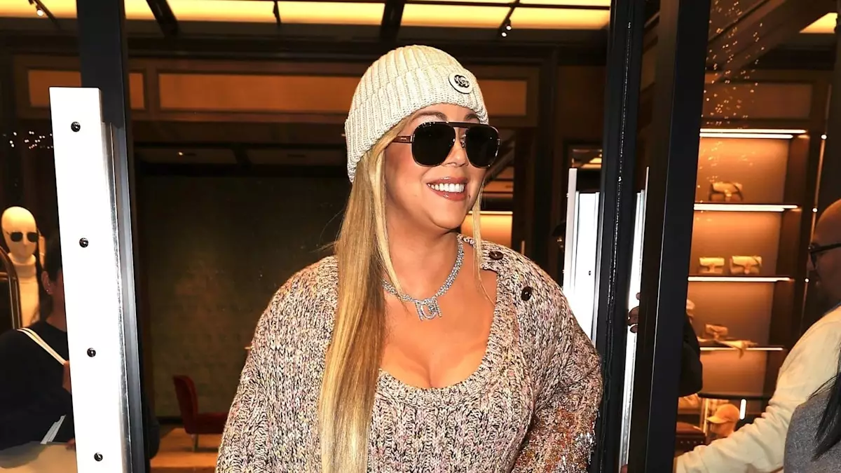 The Glittering Winter Glamour of Mariah Carey in Aspen