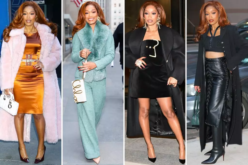 Keke Palmer’s Fashion Extravaganza: Four Looks, One Day