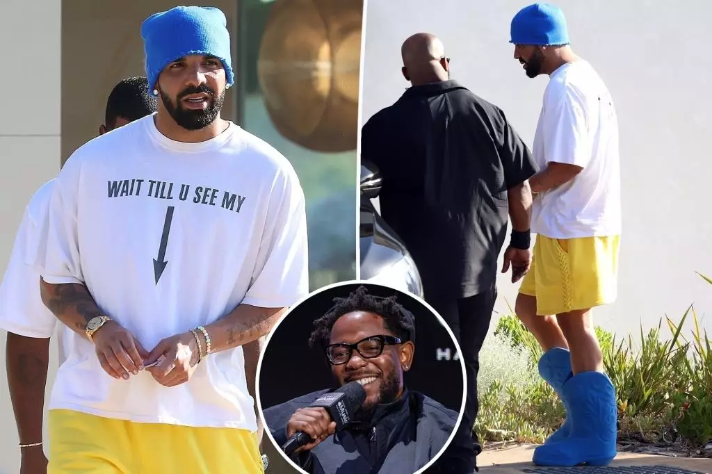 The Showdown of Styles: Drake’s Bold Fashion Statement Amidst Rivalry