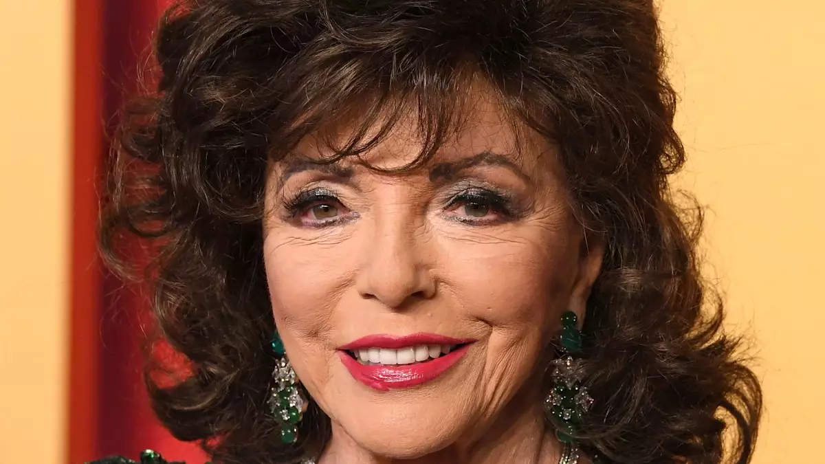 Timeless Glamour: Joan Collins Reflects on Hair and Career Transformation