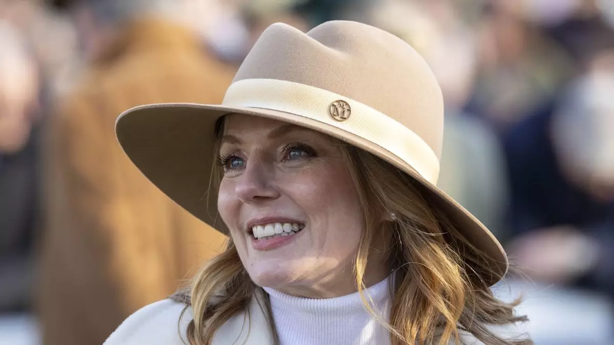 Mesmerizing Elegance: Geri Halliwell-Horner Shines at Cheltenham Festival