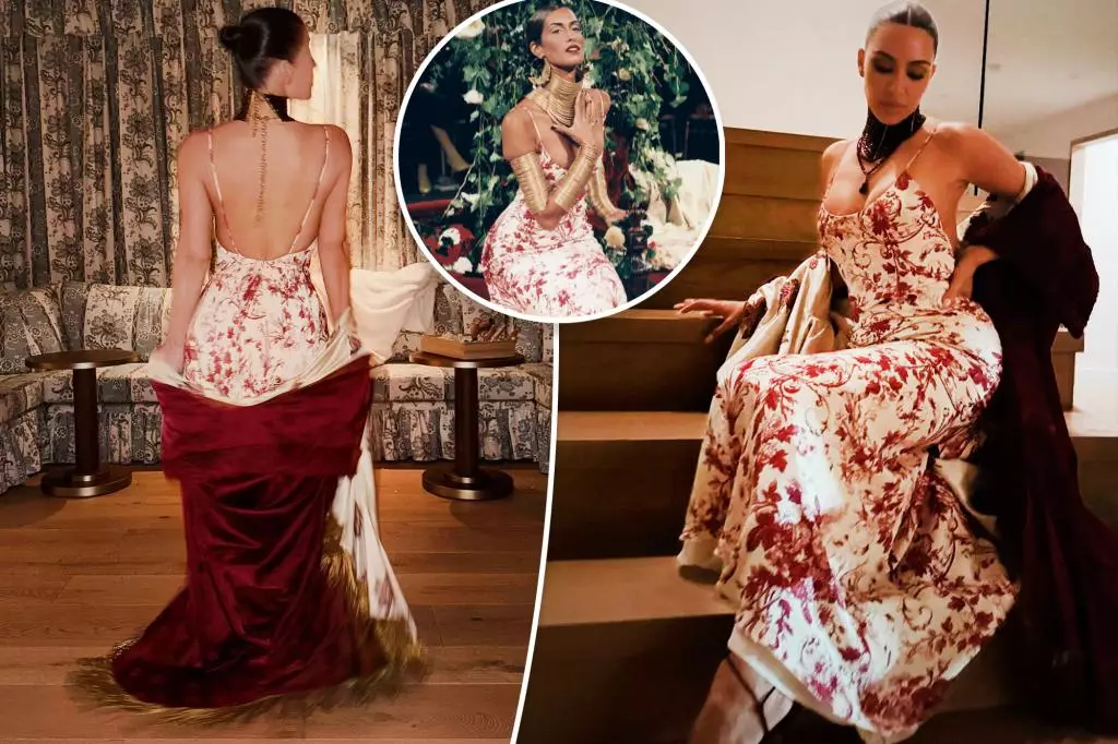 Radiant Revival: Kim Kardashian’s Floral Fashion Triumph