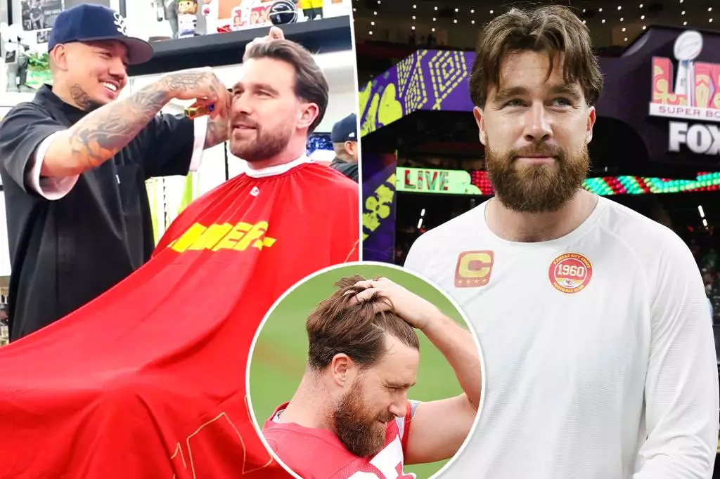 The Truth Behind Travis Kelce’s Hair Transformation: Celebrity Styling and Rumors Unraveled