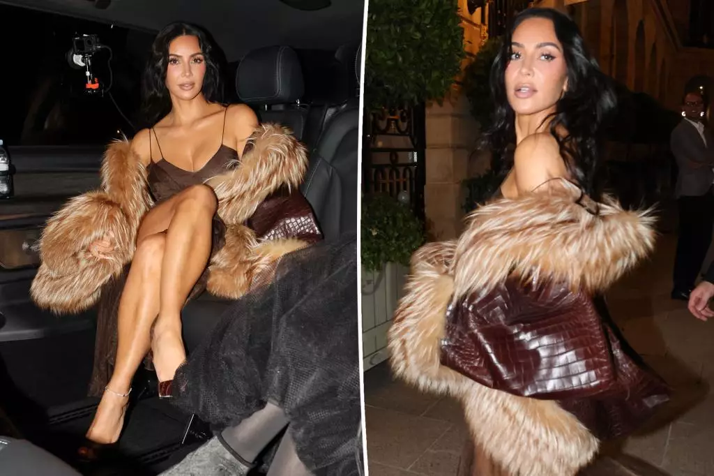 Radiating Luxury: Kim Kardashian’s Dazzling Parisian Evening