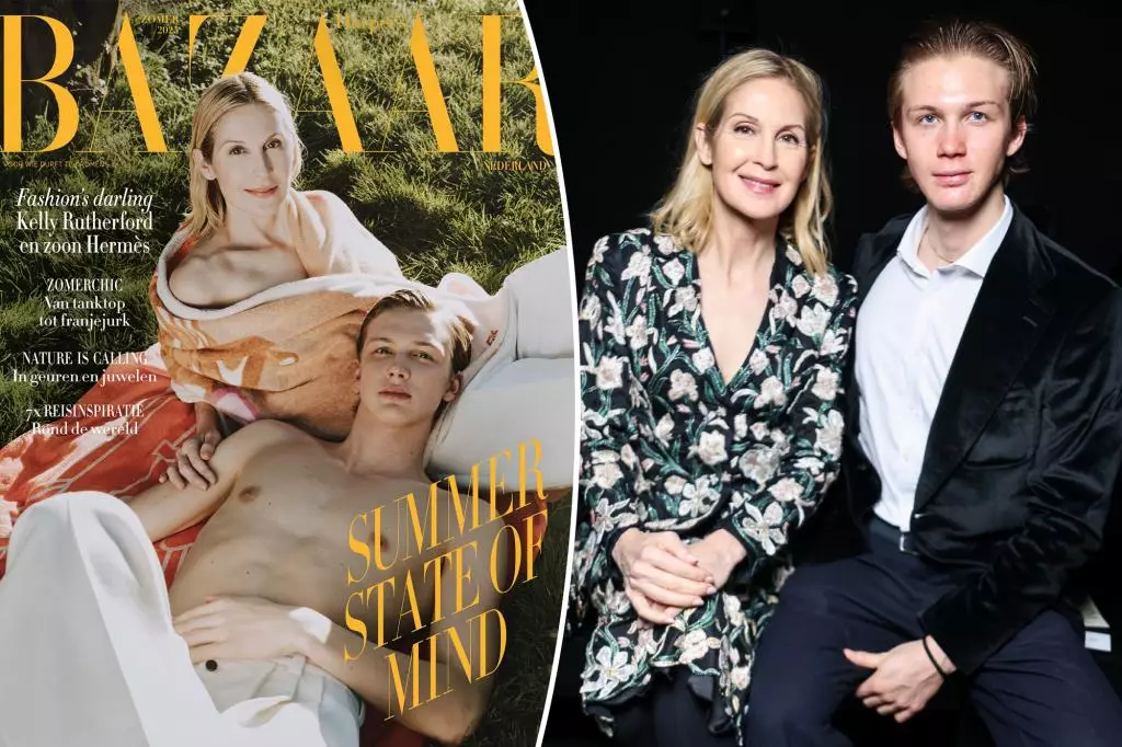 Radiant Connections: Kelly Rutherford and Her Son Shine in Harper’s Bazaar