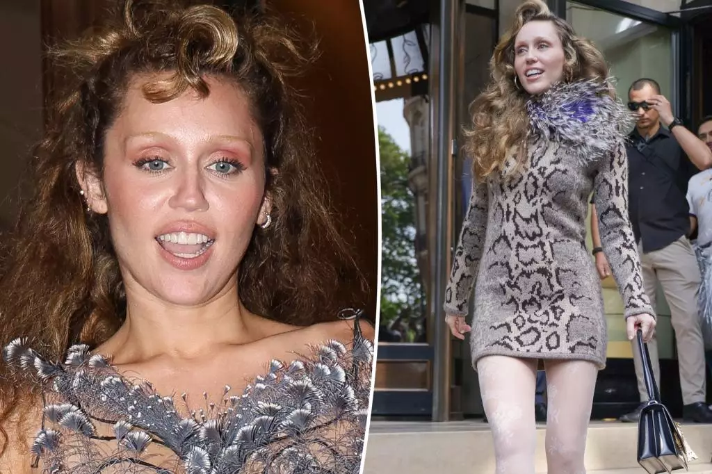 Exquisite Elegance: Miley Cyrus Stuns Paris with High Fashion and Musical Mastery